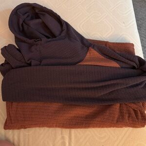 Mountain Hardwear Purple and Rust Hoodie